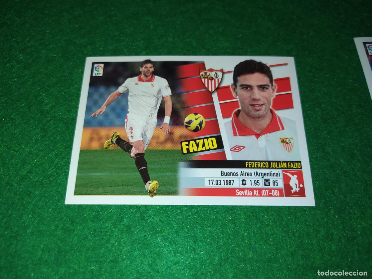 Cartes &agrave; collectionner de Football: LIGA ESTE 2013 2014 13/14 NUEVO SIN PEGAR SEVILLA FC N&ordm; 5 A FAZIO