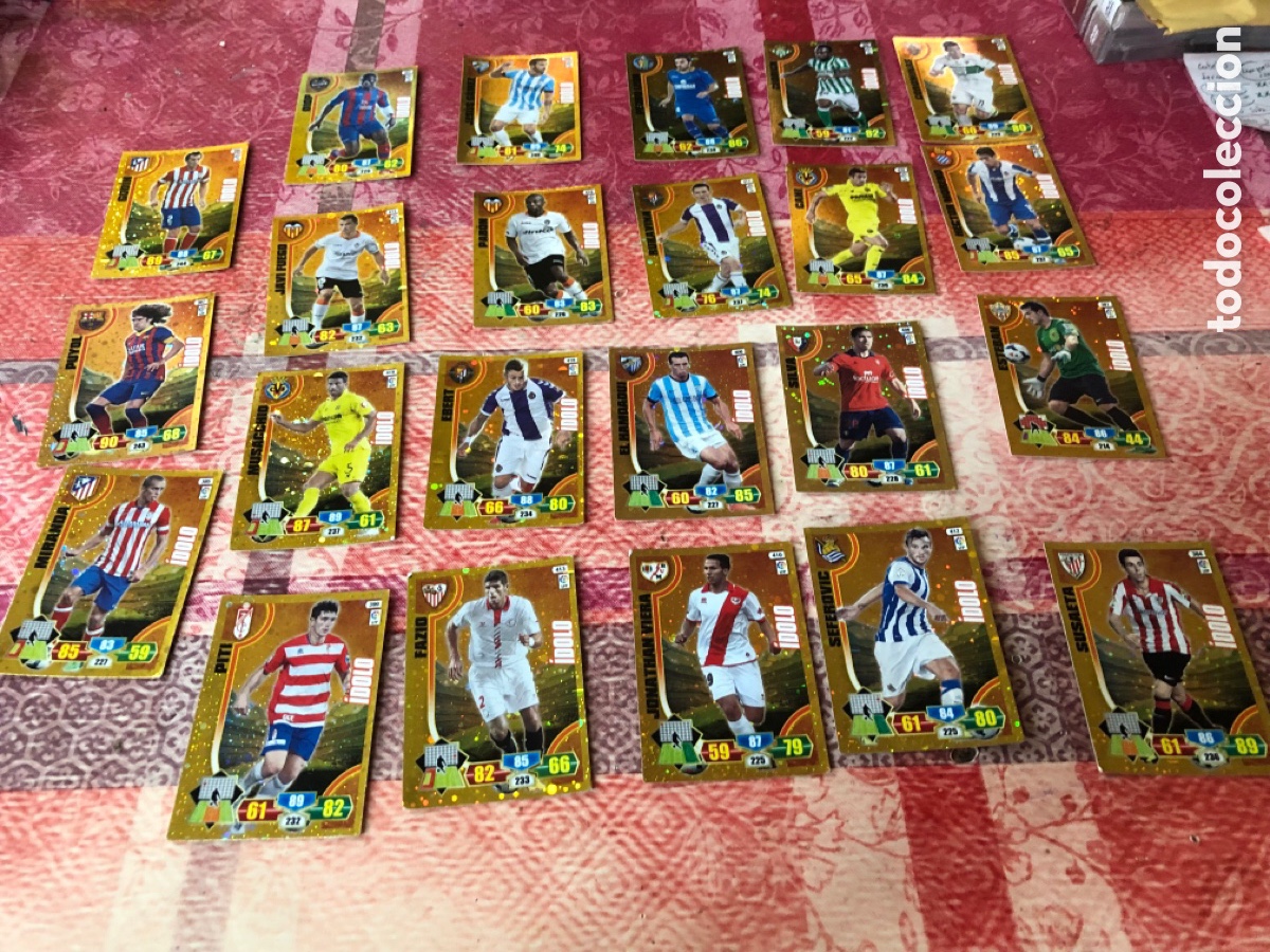 Cartes &agrave; collectionner de Football: Adrenalyn 2013 2014 &iacute;dolos