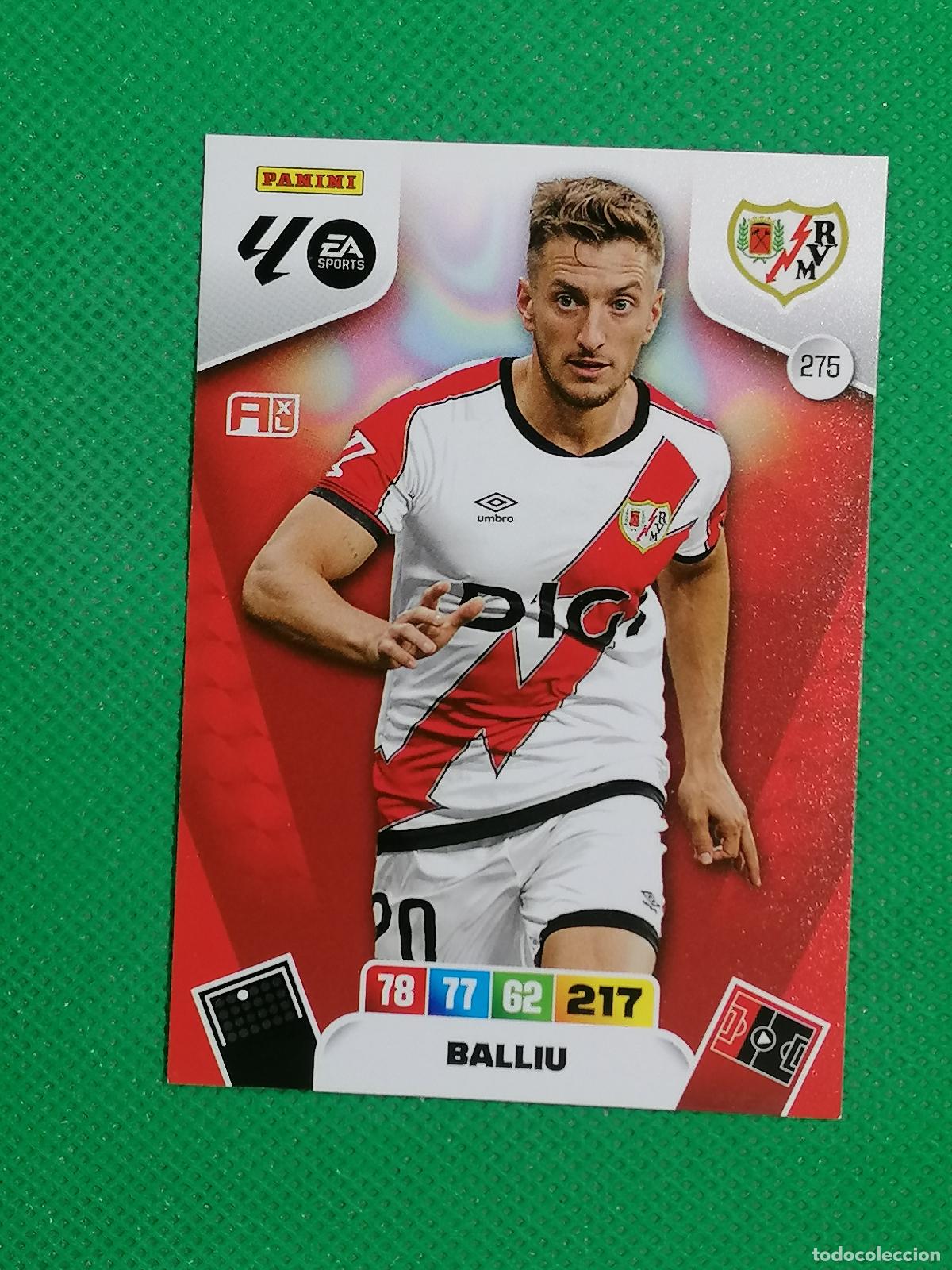 Cartes &agrave; collectionner de Football: 275 BALLIU RAYO VALLECANO ⚽ LIGA ADRENALYN XL 2025 2026 25 26 ⚽
