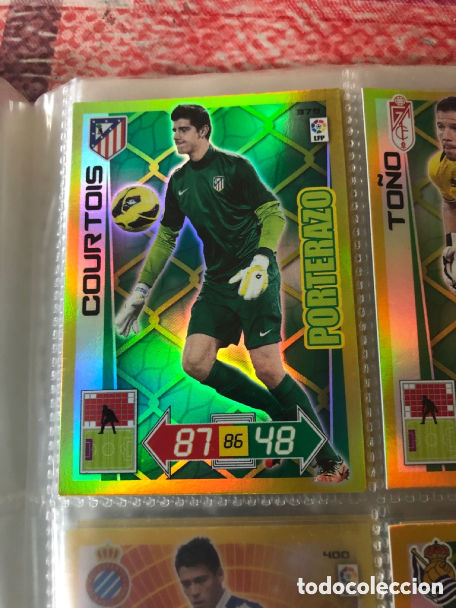 Cartes &agrave; collectionner de Football: Adrenalyn 2012 2013 porterazo courtois 379 real Madrid