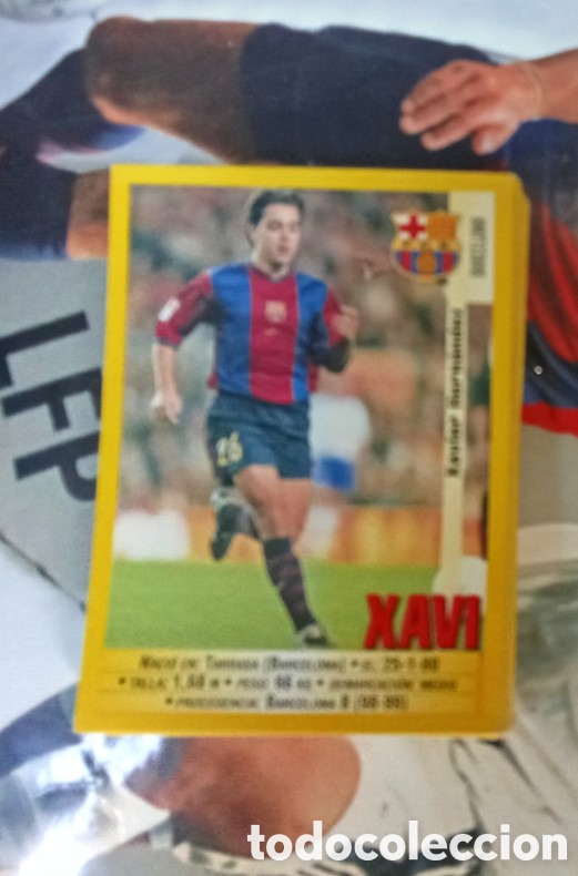 Fu&szlig;ball-Sticker: XAVI BARCELONA PANINI 99 00 1999 2000. SIN PEGAR