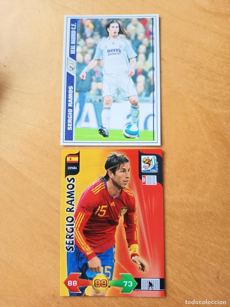 Cromos de F&uacute;tbol: LOTE SERGIO RAMOS PANINI ADRENALYN MUNDIAL 2010 Y MUNDICROMO 2008