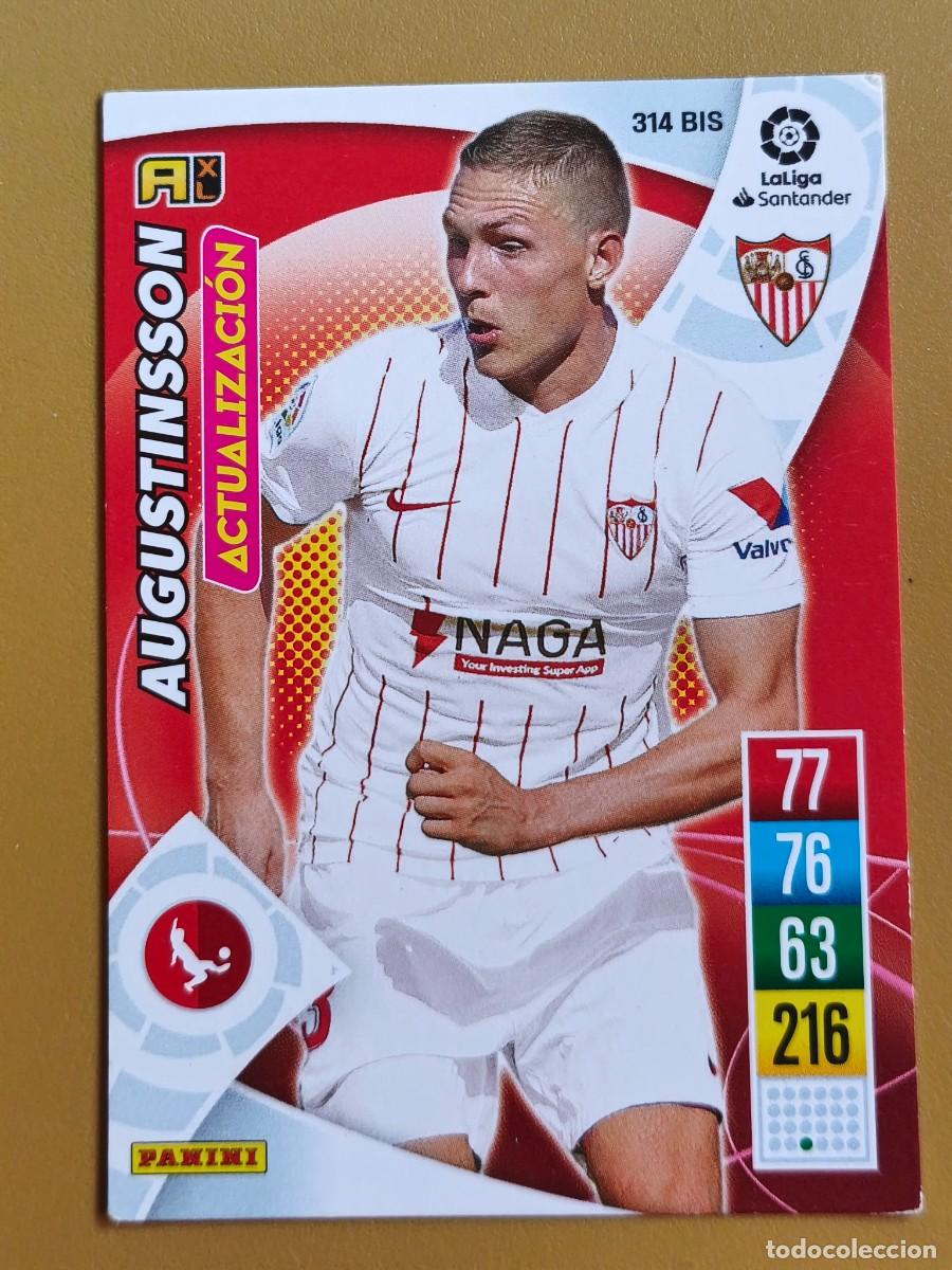 Cromos de F&uacute;tbol: augustinsson, 2021 22 actualizacion