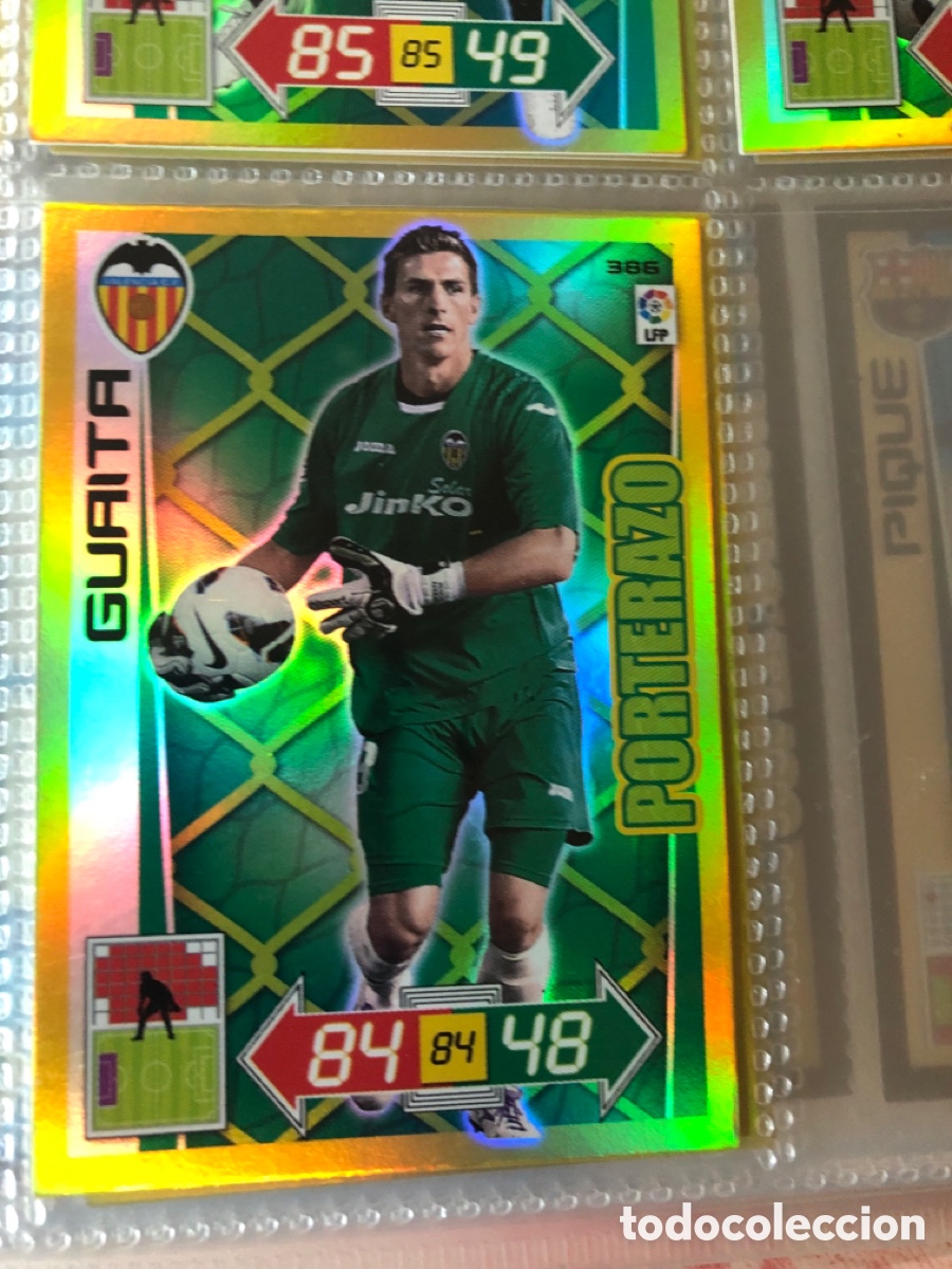 Cromos de F&uacute;tbol: Adrenalyn 2012 2013 porterazo guaita 386 valencia