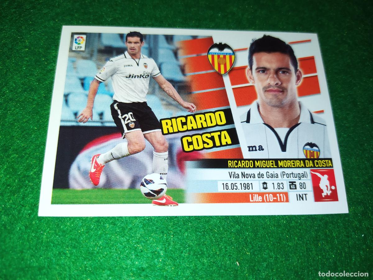 Cromos de F&uacute;tbol: LIGA ESTE 2013 2014 13/14 NUEVO SIN PEGAR VALENCIA N&ordm; 5 RICARDO COSTA