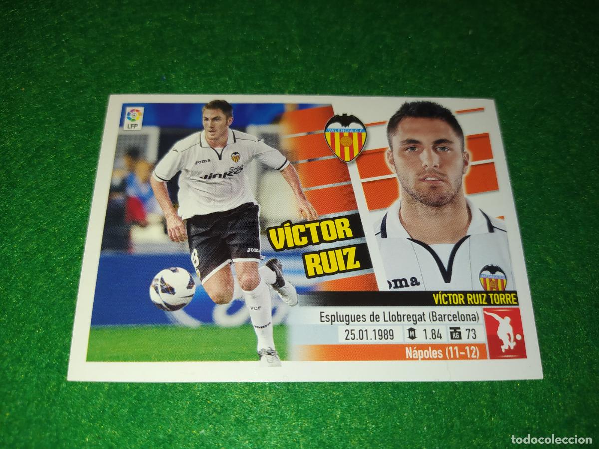 Cromos de F&uacute;tbol: LIGA ESTE 2013 2014 13/14 NUEVO SIN PEGAR VALENCIA N&ordm; 4 B VICTOR RUIZ
