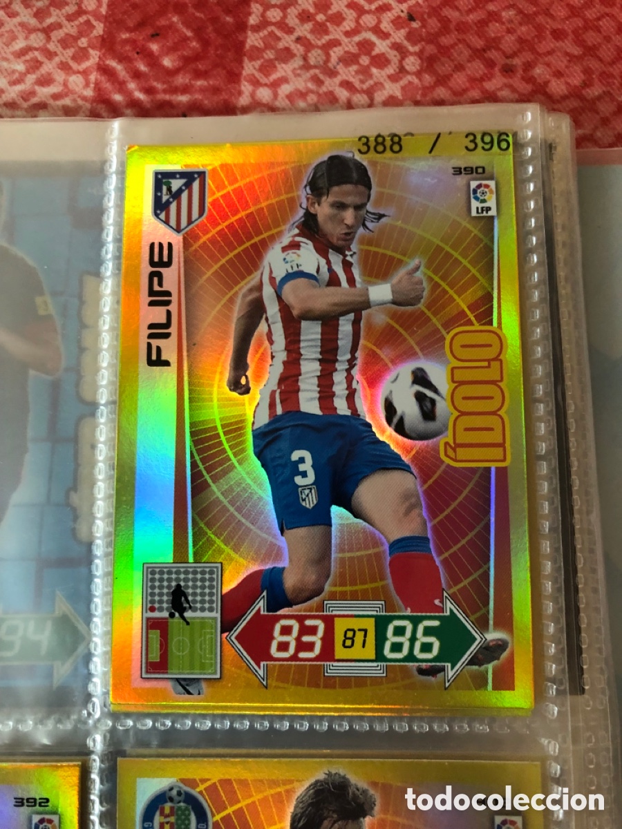 Cromos de F&uacute;tbol: Adrenalyn 2012 2013 &iacute;dolo Filipe 390 at Madrid