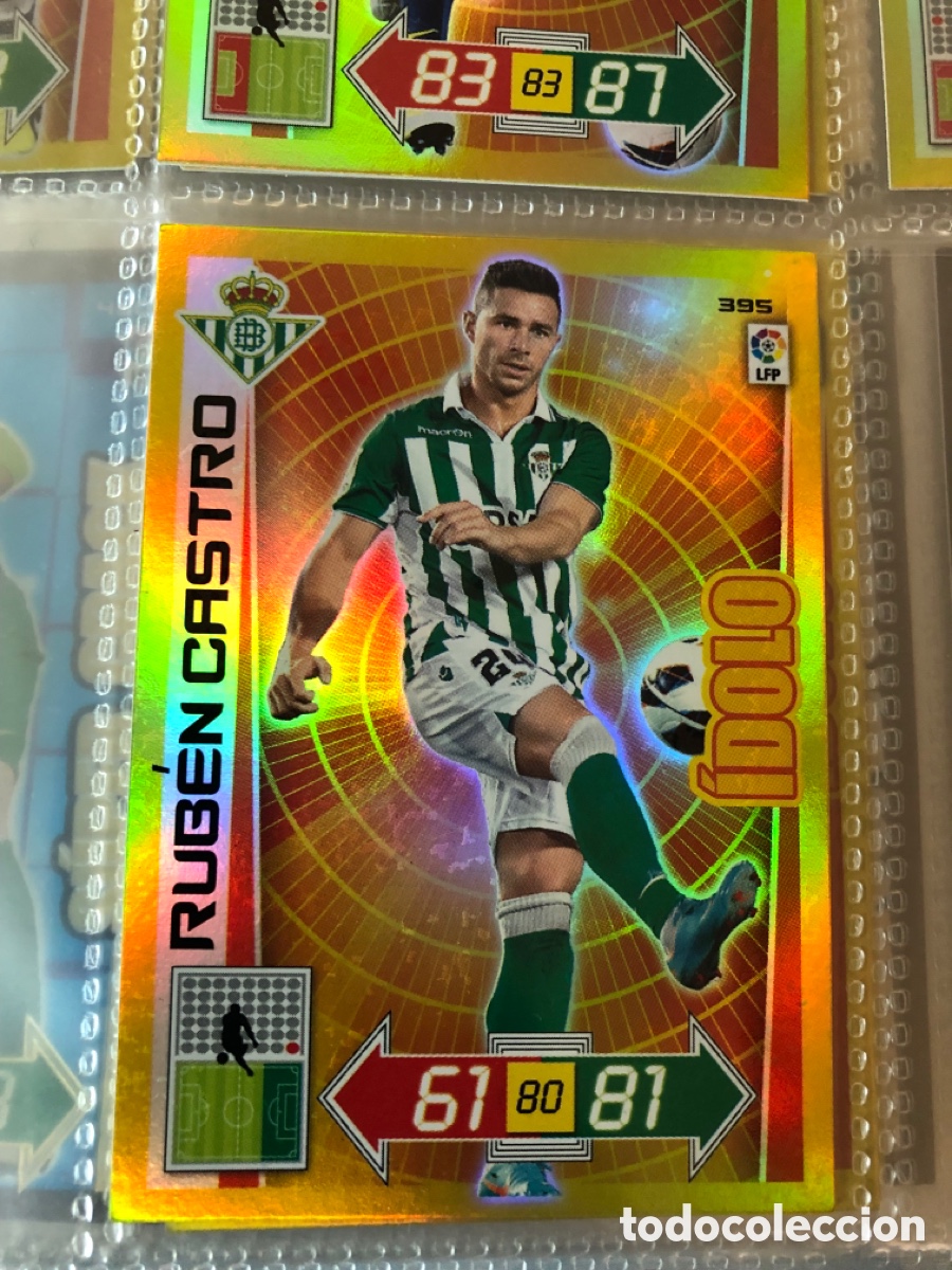 Cromos de F&uacute;tbol: Adrenalyn 2012 2013 &iacute;dolo Rub&eacute;n Castro 395 Betis