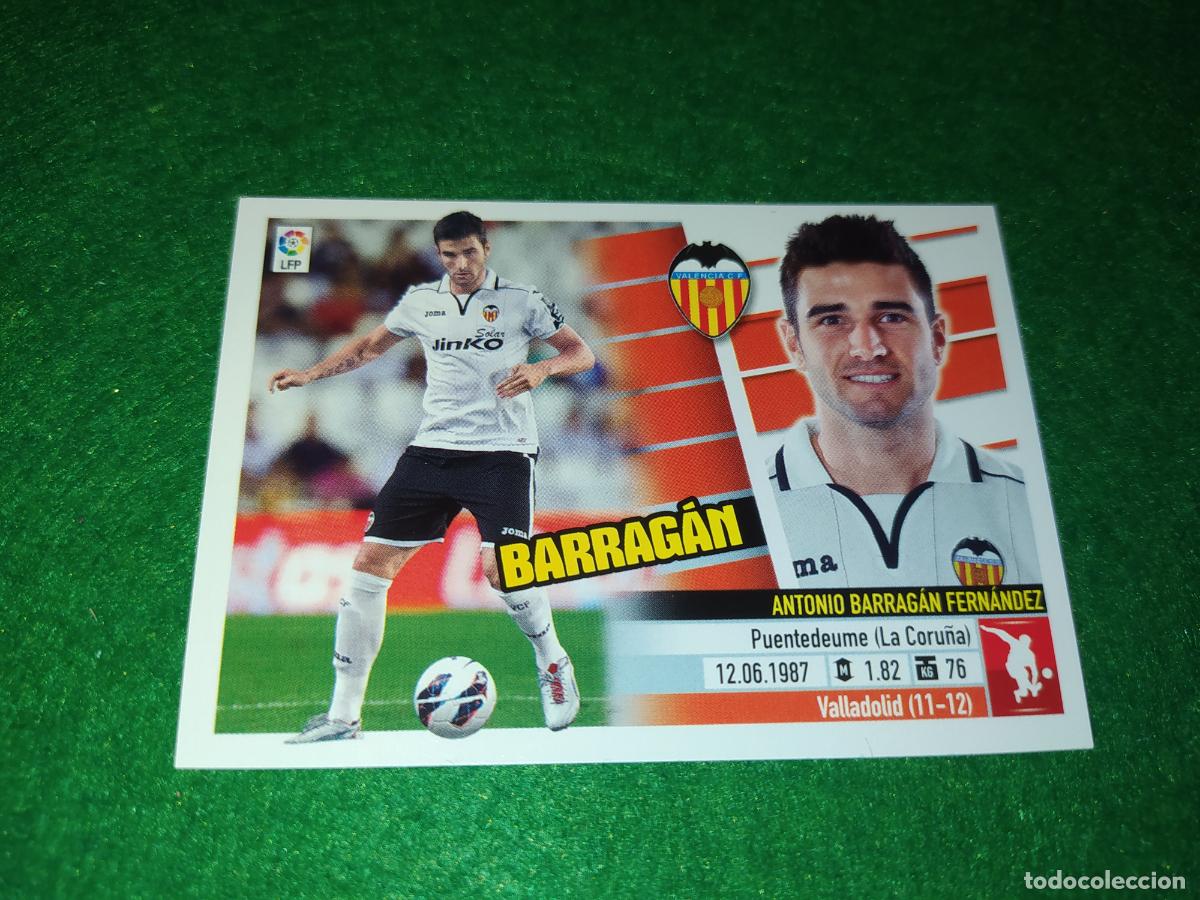 Cromos de F&uacute;tbol: LIGA ESTE 2013 2014 13/14 NUEVO SIN PEGAR VALENCIA N&ordm; 4 A BARRAGAN