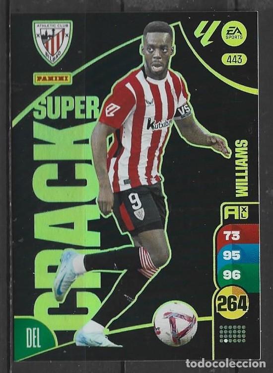 Cromos de F&uacute;tbol: Adrenalyn 24/25 - Williams - N&ordm; 443 - Athletic Club ( Super Crack )