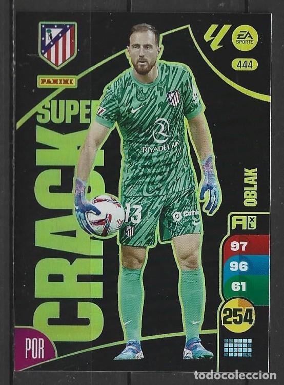 Cromos de F&uacute;tbol: Adrenalyn 24/25 - Oblak - N&ordm; 444 - Atl&eacute;tico ( Super Crack )