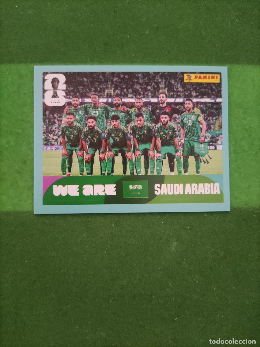 Cromos de F&uacute;tbol: We are Arabia Saudi KSA 13 Sticker Mundial 2026 FIFA World Cup / Sin pegar
