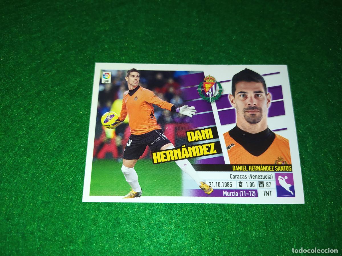 Cromos de F&uacute;tbol: LIGA ESTE 2013 2014 13/14 NUEVO SIN PEGAR REAL VALLADOLID N&ordm; 1 DANI HERNANDEZ