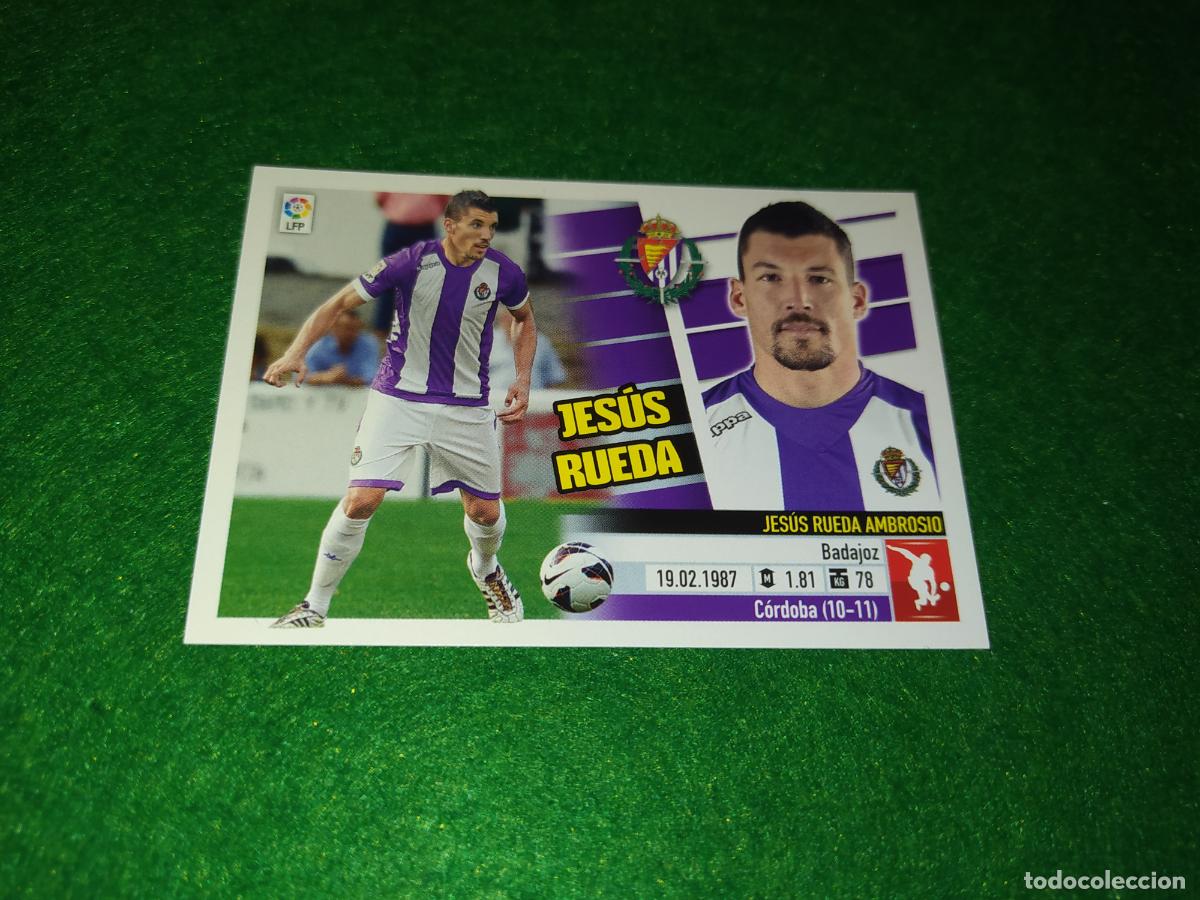 Cromos de F&uacute;tbol: LIGA ESTE 2013 2014 13/14 NUEVO SIN PEGAR REAL VALLADOLID N&ordm; 5 JESUS RUEDA