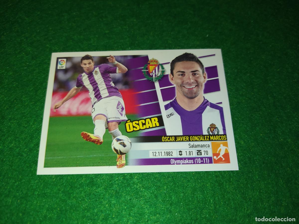 Cromos de F&uacute;tbol: LIGA ESTE 2013 2014 13/14 NUEVO SIN PEGAR REAL VALLADOLID N&ordm; 13 OSCAR