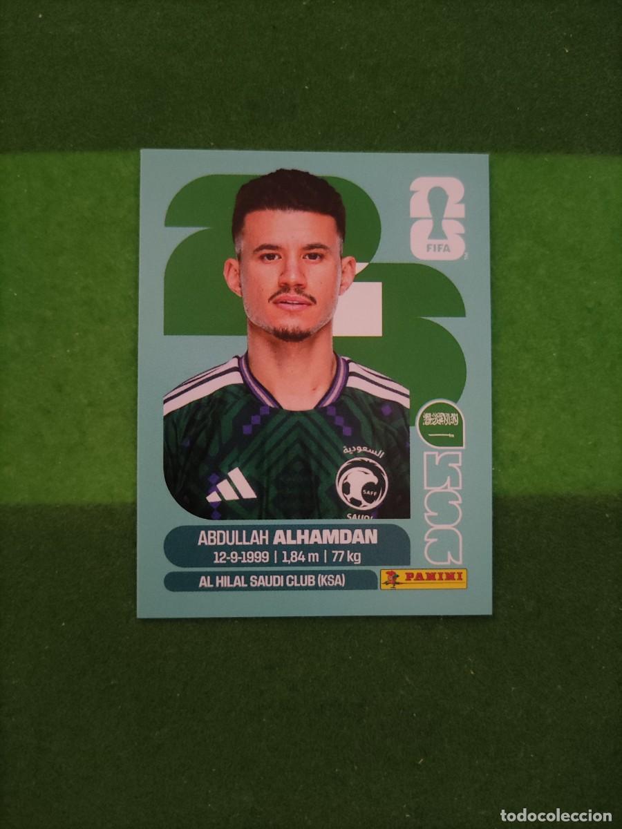 Cromos de F&uacute;tbol: Alhamdan Arabia Saudi KSA 20 Sticker Mundial 2026 FIFA World Cup / Sin pegar