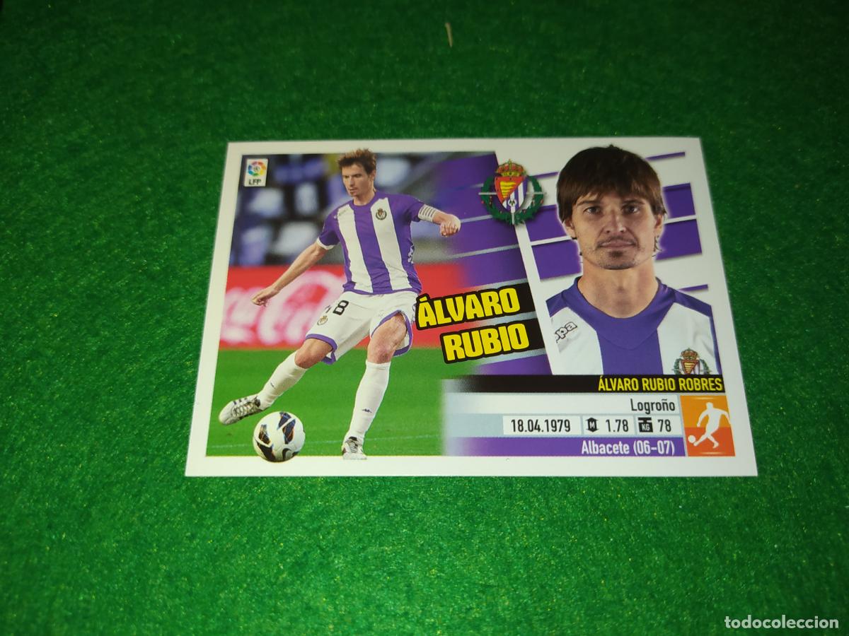 Cromos de F&uacute;tbol: LIGA ESTE 2013 2014 13/14 NUEVO SIN PEGAR REAL VALLADOLID N&ordm; 9 ALVARO RUBIO
