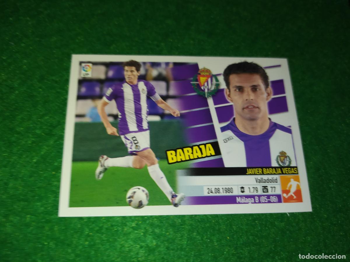 Cromos de F&uacute;tbol: LIGA ESTE 2013 2014 13/14 NUEVO SIN PEGAR REAL VALLADOLID N&ordm; 8 B BARAJA
