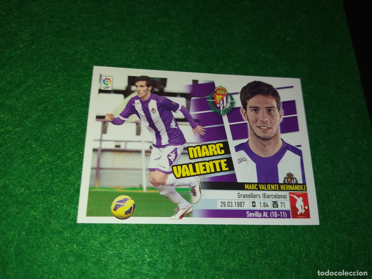 Cromos de F&uacute;tbol: LIGA ESTE 2013 2014 13/14 NUEVO SIN PEGAR REAL VALLADOLID N&ordm; 4 MARC VALIENTE