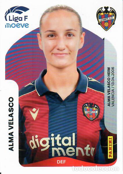 Cromos de Futebol: CROMO PANINI LIGA FEMENINA F 2025-26 (25 - 26) - N&ordm; 229 - ALMA VELASCO - LEVANTE