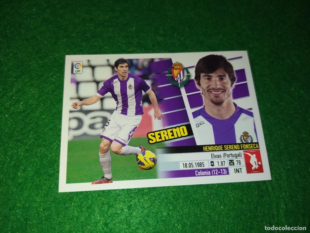 Cromos de Futebol: LIGA ESTE 2013 2014 13/14 NUEVO SIN PEGAR REAL VALLADOLID N&ordm; 6 A SERENO