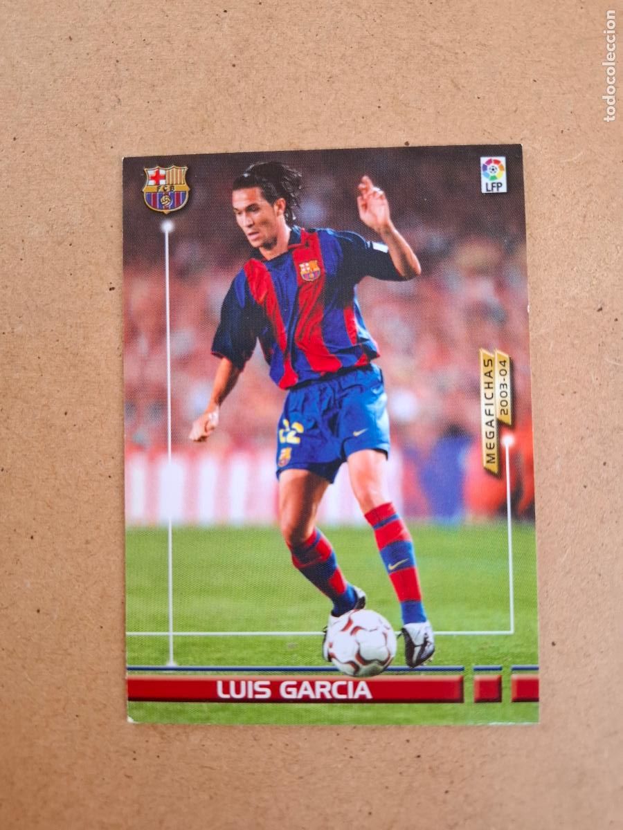 Cromos de Futebol: MEGAFICHAS 2003 2004 03 04 - PANINI - 68 BIS LUIS GARC&Iacute;A - FC. BARCELONA (CM)