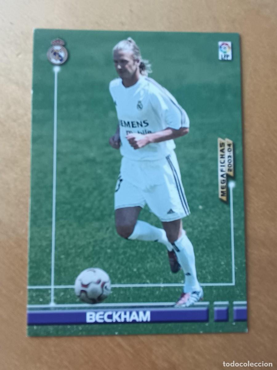Cromos de F&uacute;tbol: BECKHAM (REAL MADRID) ROOKIE MEGAFICHAS 2003/04 442