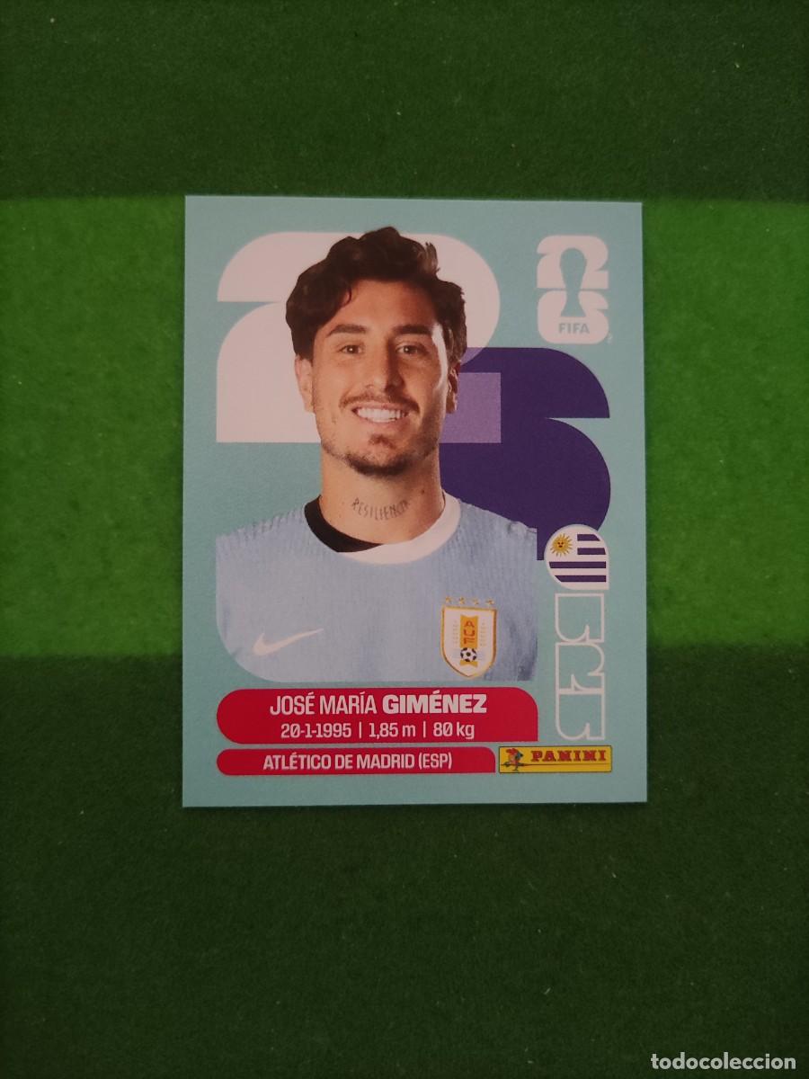 Cromos de F&uacute;tbol: Gim&eacute;nez Uruguay URU 5 Sticker Mundial 2026 FIFA World Cup / Sin pegar