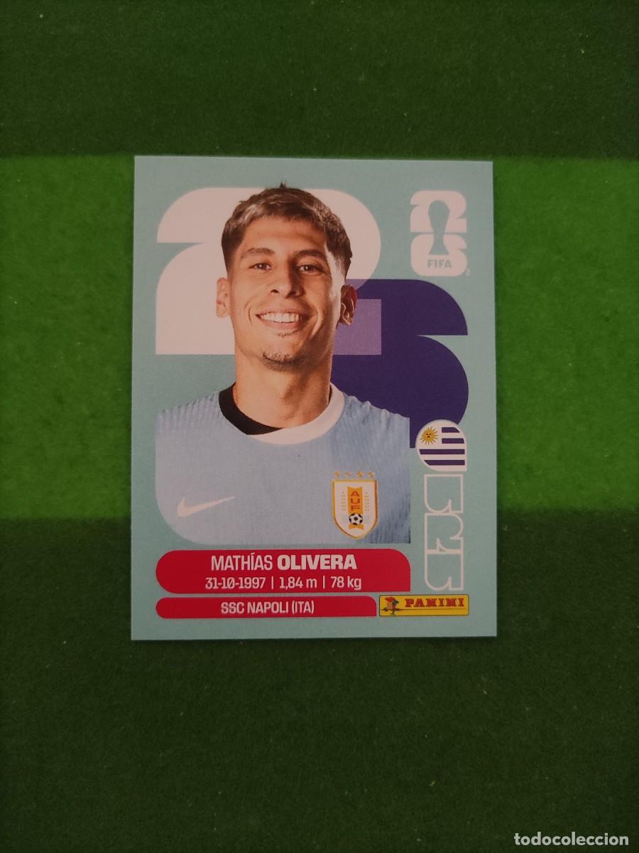 Cromos de F&uacute;tbol: Olivera Uruguay URU 7 Sticker Mundial 2026 FIFA World Cup / Sin pegar
