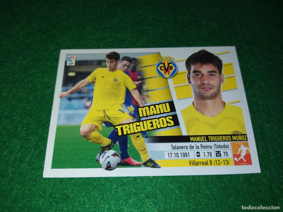 Cromos de F&uacute;tbol: LIGA ESTE 2013 2014 13/14 NUEVO SIN PEGAR REAL VILLARREAL N&ordm; 13 A MANU TRIGUEROS