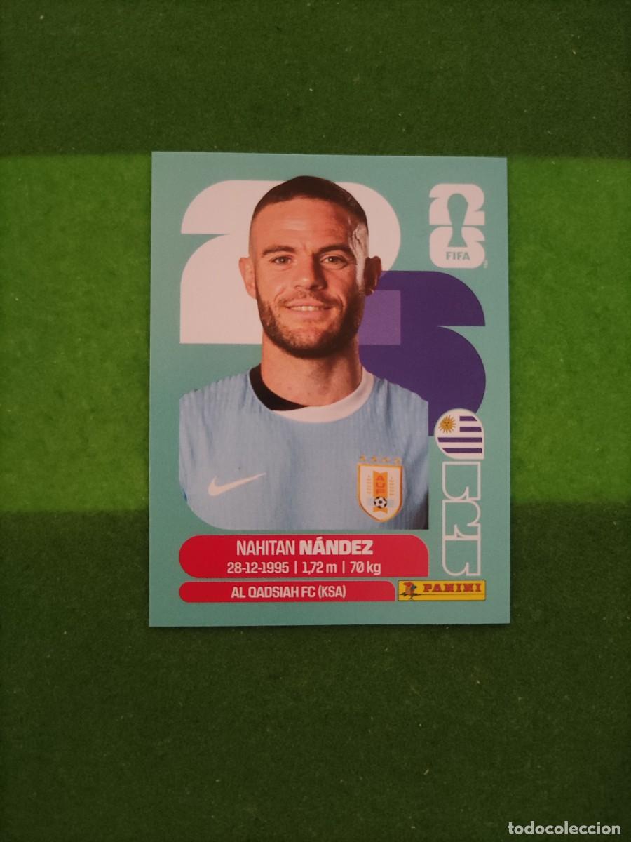 Cromos de F&uacute;tbol: N&aacute;ndez Uruguay URU 9 Sticker Mundial 2026 FIFA World Cup / Sin pegar