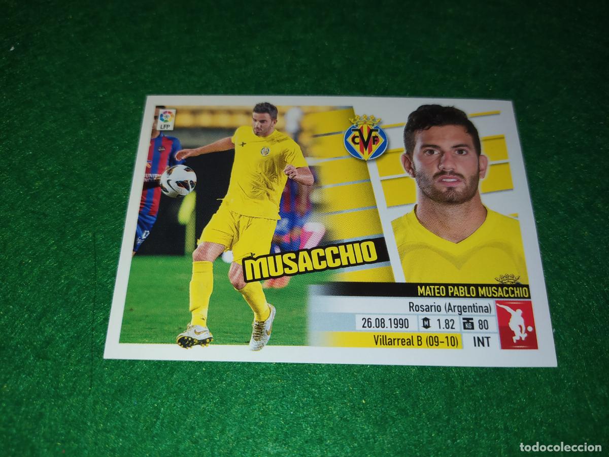 Cromos de F&uacute;tbol: LIGA ESTE 2013 2014 13/14 NUEVO SIN PEGAR REAL VILLARREAL N&ordm; 5 MUSACCHIO