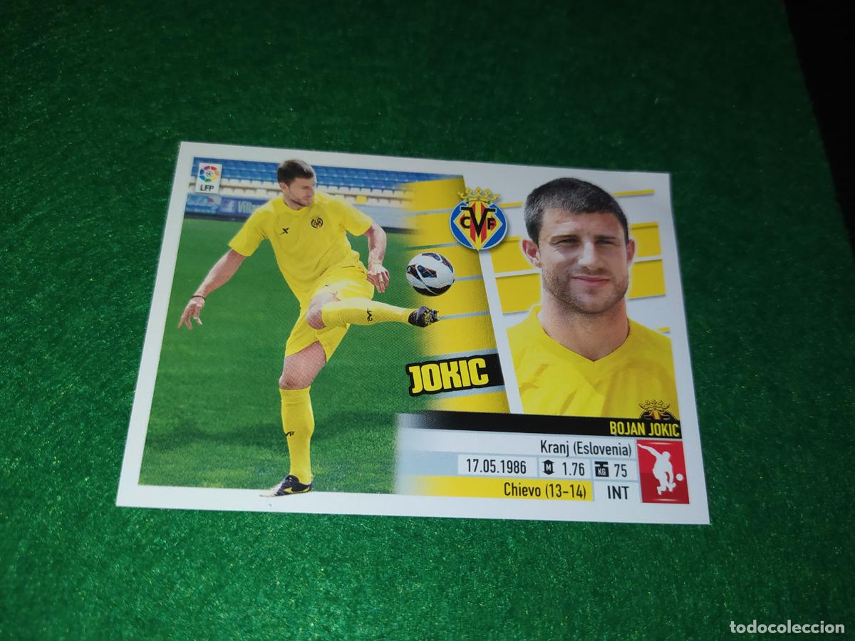 Cromos de F&uacute;tbol: LIGA ESTE 2013 2014 13/14 NUEVO SIN PEGAR REAL VILLARREAL N&ordm; 6 JOKIC