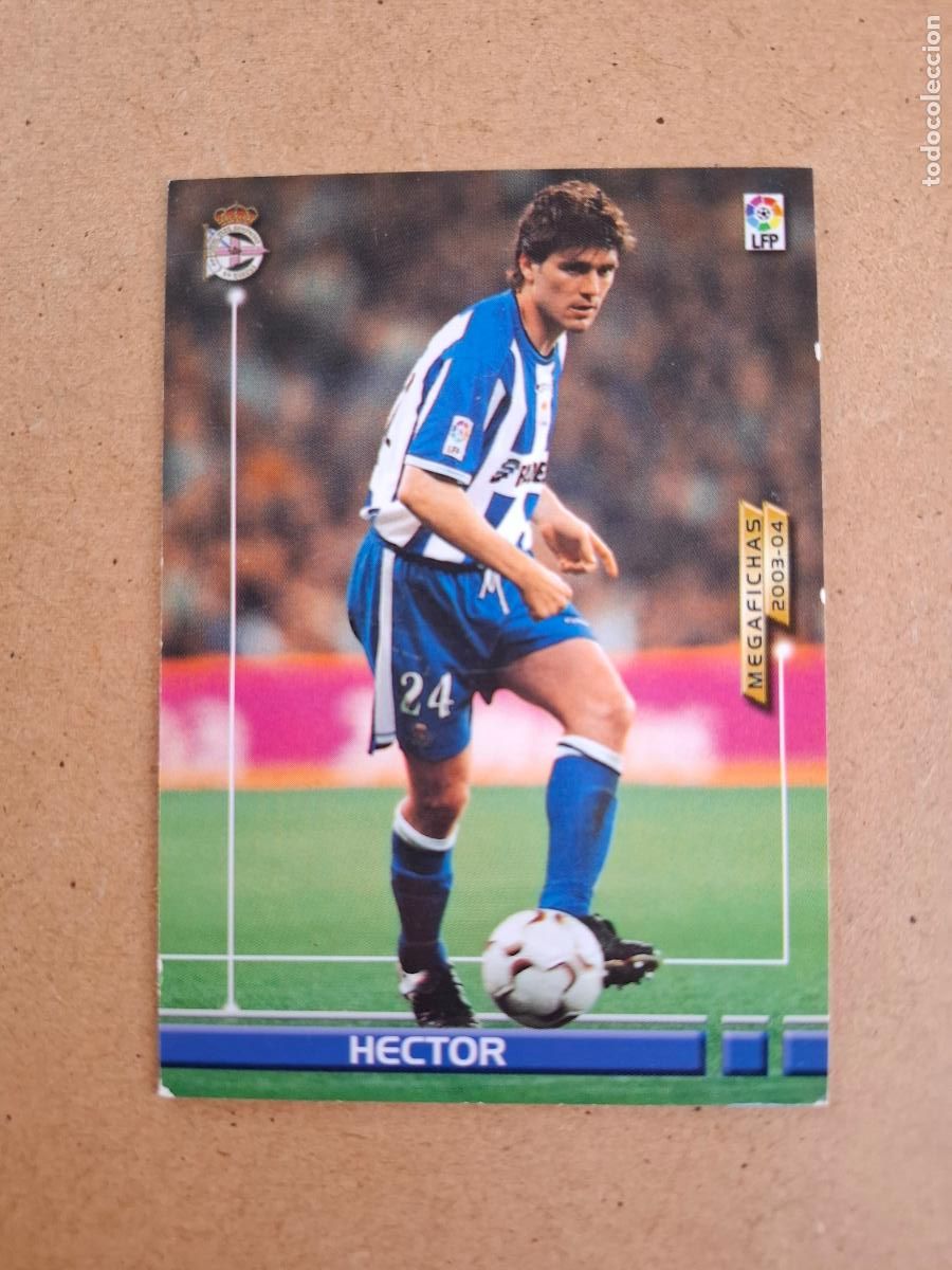 Cromos de Futebol: MEGAFICHAS 2003 2004 03 04 - PANINI - 111 BIS H&Eacute;CTOR - R.C. DEPORTIVO (CM)