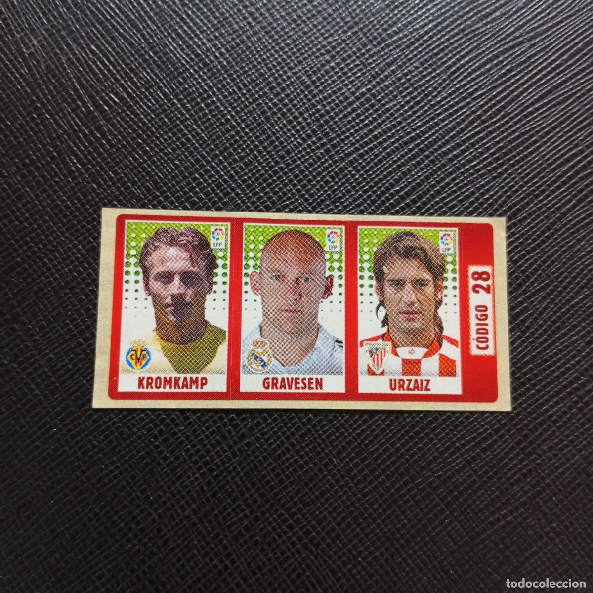 Figurine di Calcio: CODIGO 28 KROMKAMP GRAVENSEN URZAIZ CHICLE LIGA DE LAS ESTRELLAS 2005 2006 SIN PEGAR - A72 PG17