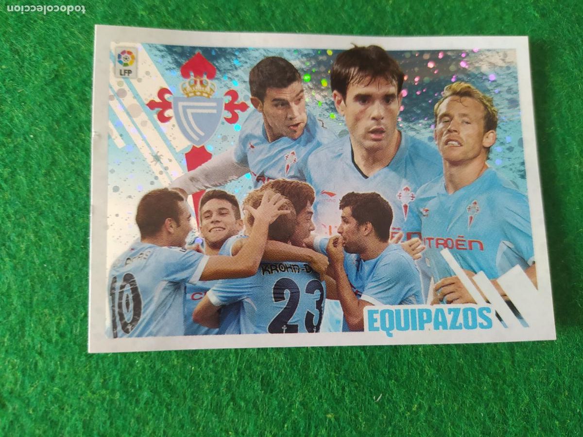 Figurine di Calcio: LIGA ESTE 2013 2014 13/14 NUEVO SIN PEGAR EQUIPAZOS N&ordm; 1 CELTA DE VIGO