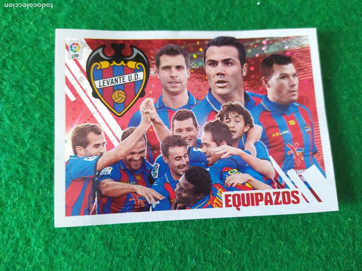 Figurine di Calcio: LIGA ESTE 2013 2014 13/14 NUEVO SIN PEGAR EQUIPAZOS N&ordm; 1 LEVANTE