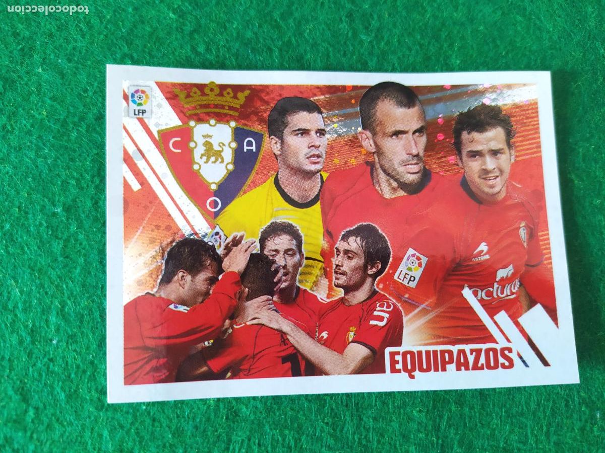 Fu&szlig;ball-Sticker: LIGA ESTE 2013 2014 13/14 NUEVO SIN PEGAR EQUIPAZOS N&ordm; 1 OSASUNA