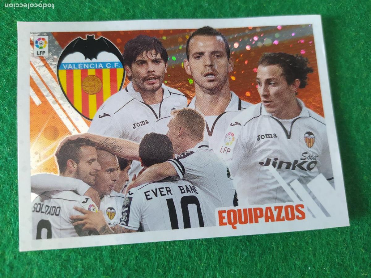 Fu&szlig;ball-Sticker: LIGA ESTE 2013 2014 13/14 NUEVO SIN PEGAR EQUIPAZOS N&ordm; 1 VALENCIA
