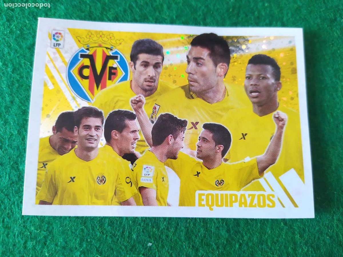 Fu&szlig;ball-Sticker: LIGA ESTE 2013 2014 13/14 NUEVO SIN PEGAR EQUIPAZOS N&ordm; 1 VILLARREAL