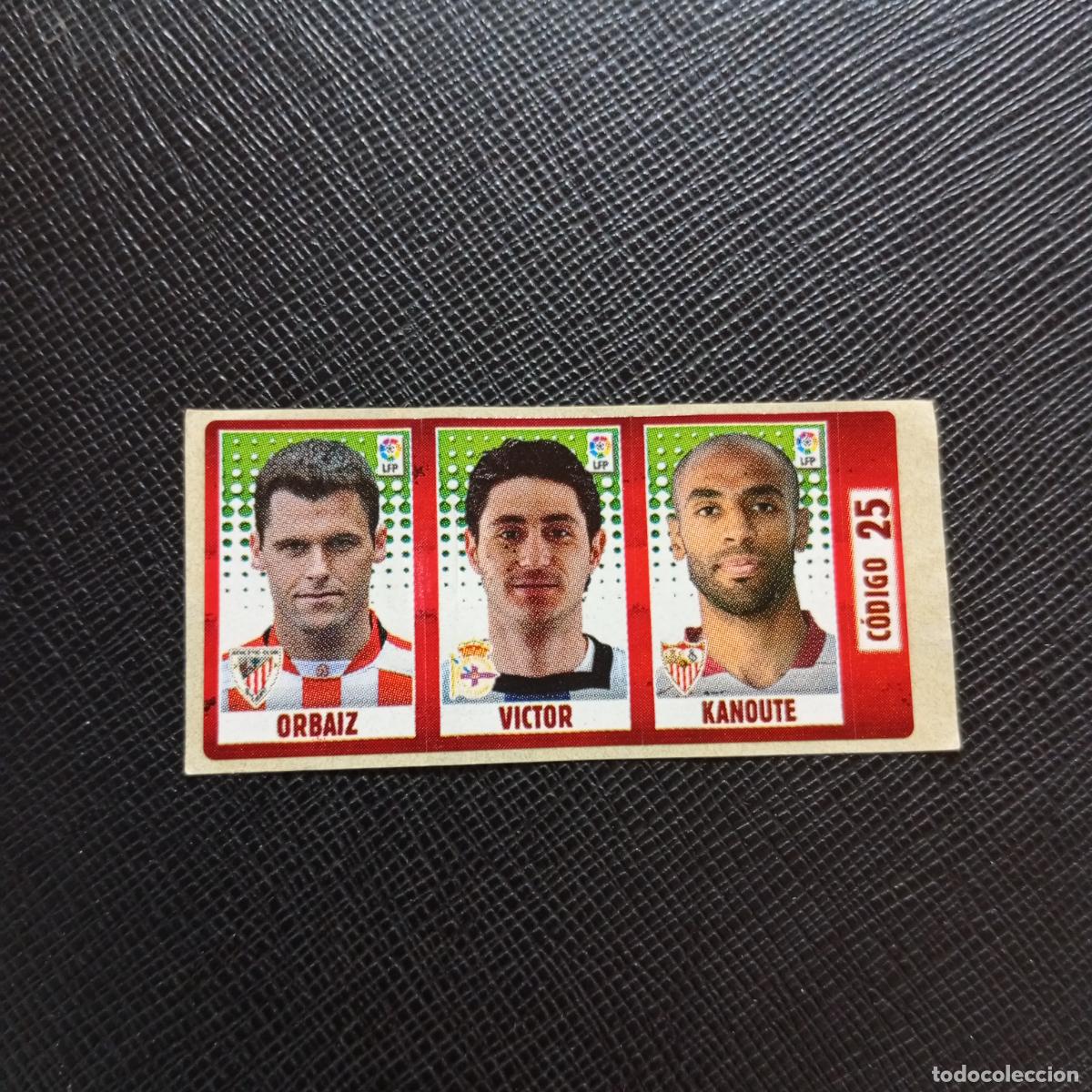 Fu&szlig;ball-Sticker: CODIGO 25 ORBAIZ VICTOR KANOUTE CHICLE LIGA DE LAS ESTRELLAS 2005 2006 SIN PEGAR - A72 PG29