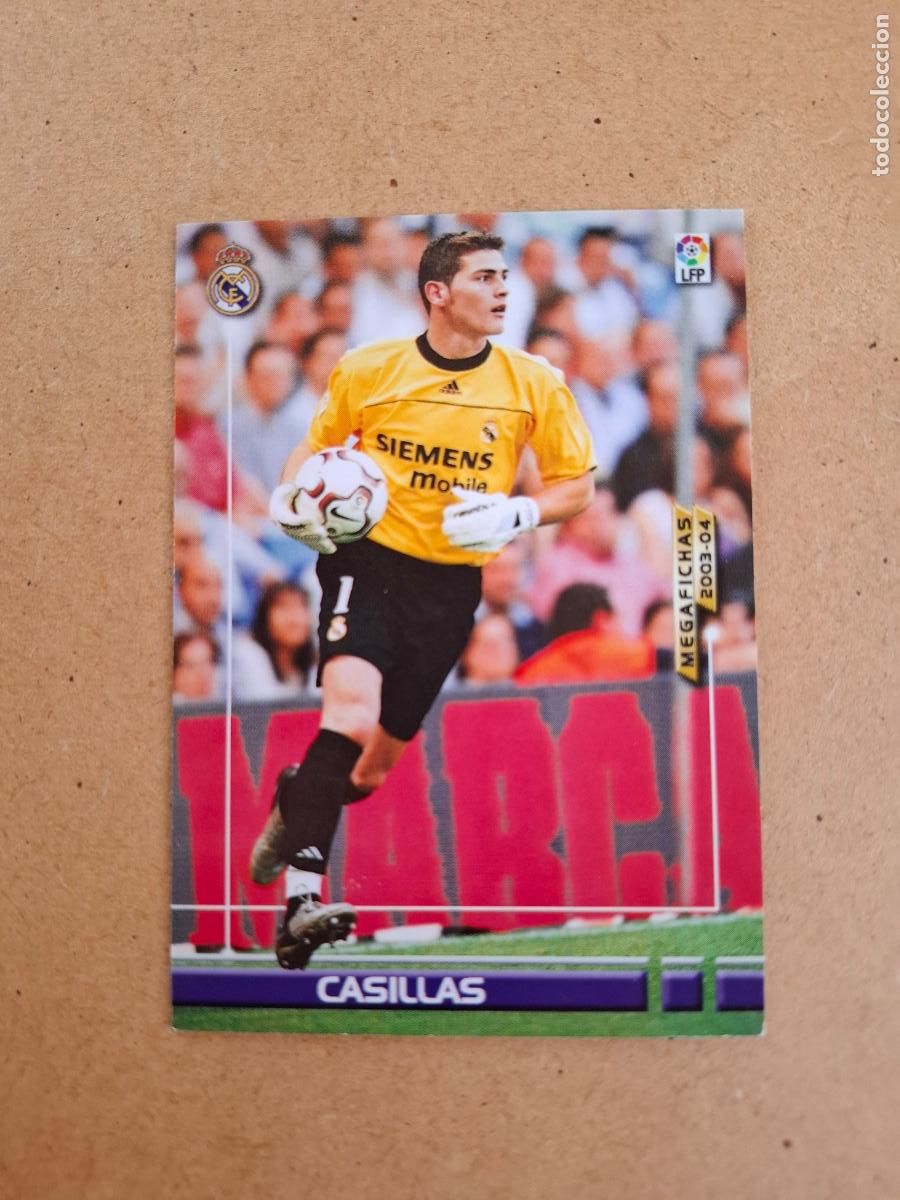Cartes &agrave; collectionner de Football: MEGAFICHAS 2003 2004 03 04 - PANINI - 146 CASILLAS - REAL MADRID (CM)
