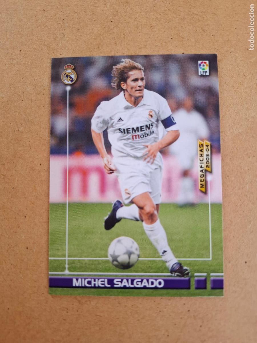 Cartes &agrave; collectionner de Football: MEGAFICHAS 2003 2004 03 04 - PANINI - 147 MICHEL SALGADO - REAL MADRID (CM)