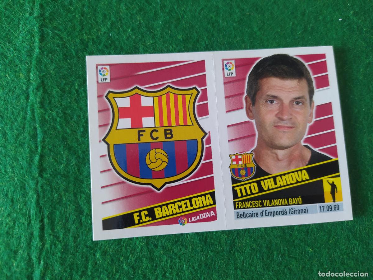 Cartes &agrave; collectionner de Football: LIGA ESTE 2013 2014 13/14 NUEVO SIN PEGAR ESCUDO / ENTRENADOR N&ordm; 4 FC BARCELONA