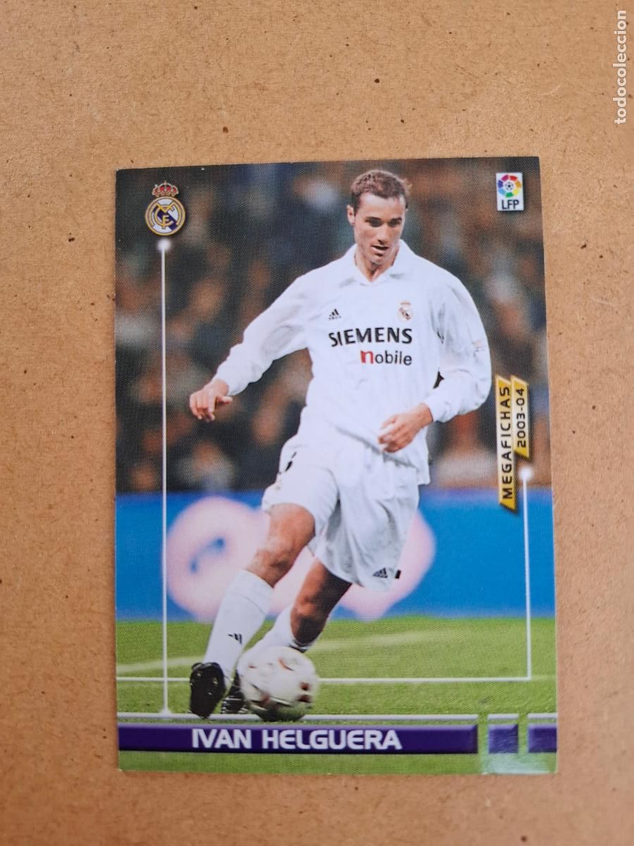 Cartes &agrave; collectionner de Football: MEGAFICHAS 2003 2004 03 04 - PANINI - 148 IV&Aacute;N HELGUERA - REAL MADRID (CM)