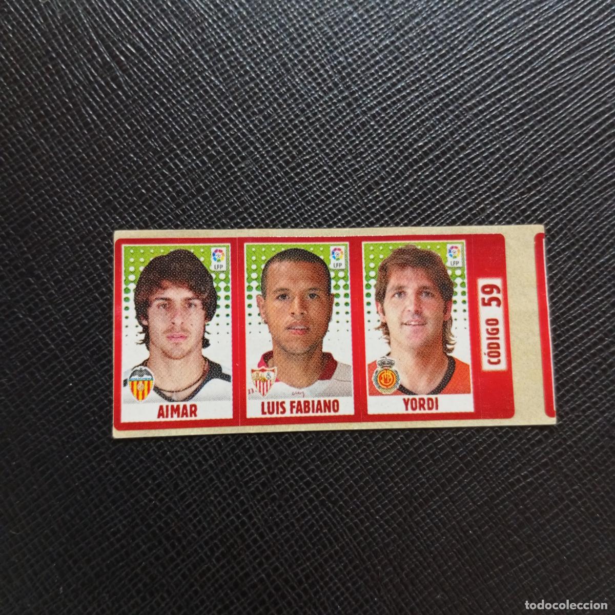 Cartes &agrave; collectionner de Football: CODIGO 59 AIMAR LUIS FABIANO YORDI CHICLE LIGA DE LAS ESTRELLAS 2005 2006 SIN PEGAR - A72 PG32