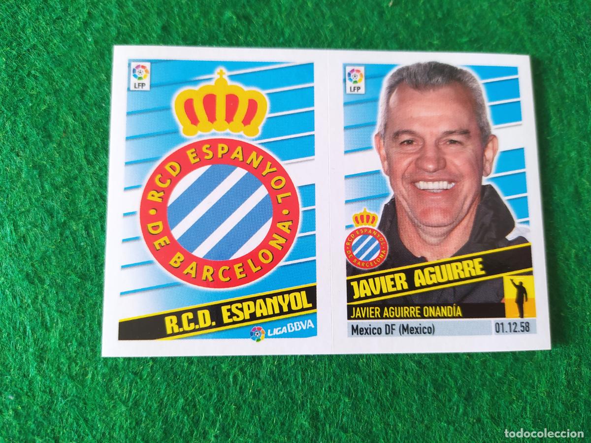 Cartes &agrave; collectionner de Football: LIGA ESTE 2013 2014 13/14 NUEVO SIN PEGAR ESCUDO / ENTRENADOR N&ordm; 8 ESPANYOL
