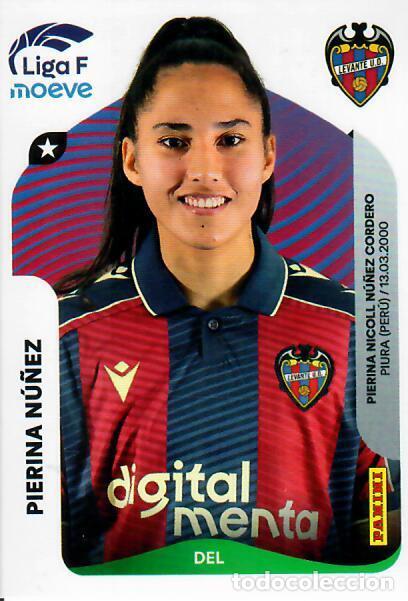 Football Stickers: CROMO PANINI LIGA FEMENINA F 2025-26 (25 - 26) - N&ordm; 240 - PIERINA N&Uacute;&Ntilde;EZ - LEVANTE
