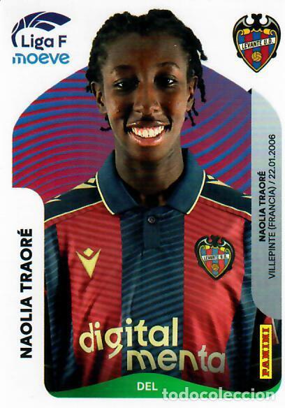 Cromos de f&uacute;tbol: CROMO PANINI LIGA FEMENINA F 2025-26 (25 - 26) - N&ordm; 241 - NAOLIA TRAOR&Eacute; - LEVANTE