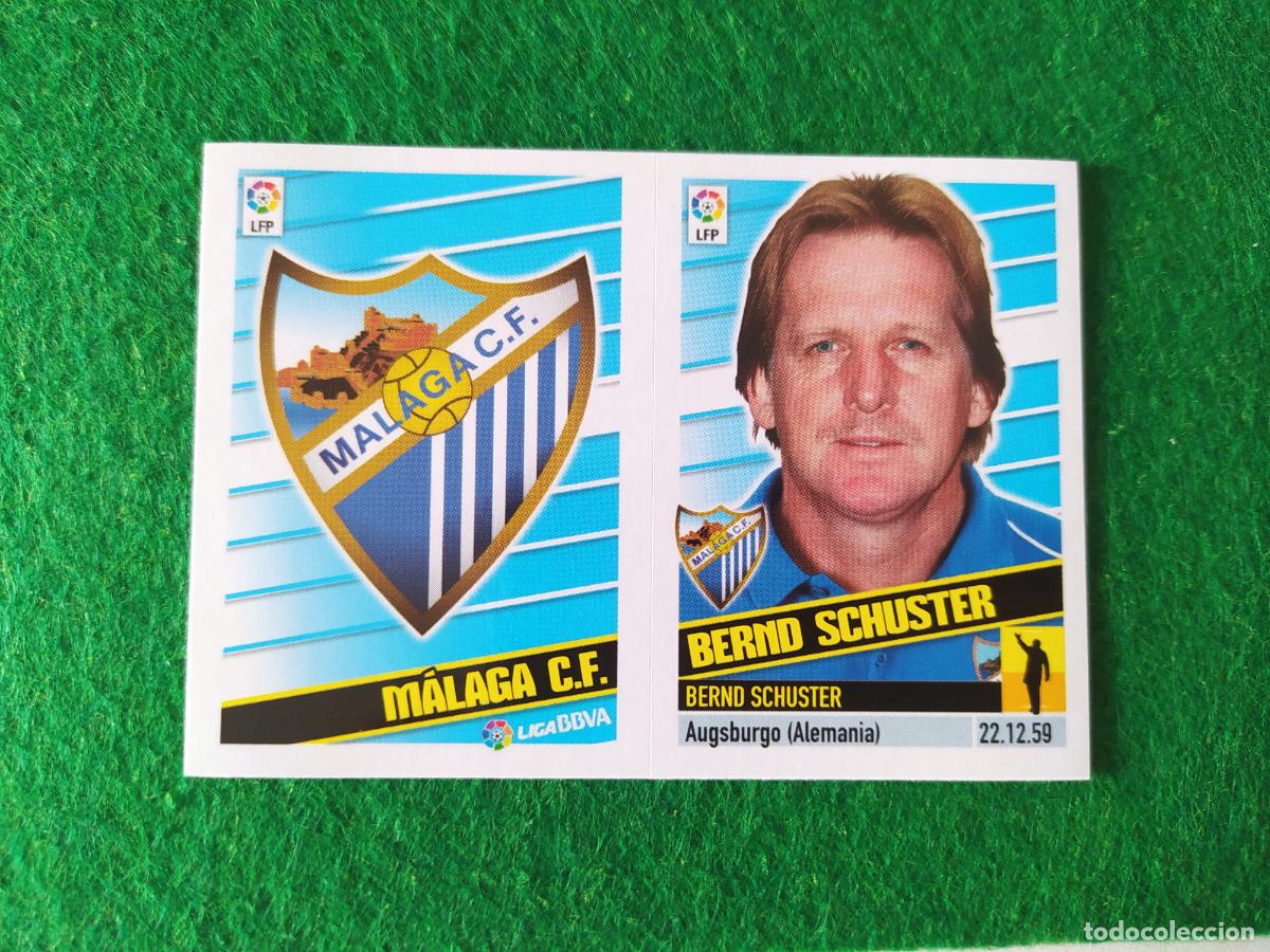 Fu&szlig;ball-Sticker: LIGA ESTE 2013 2014 13/14 NUEVO SIN PEGAR ESCUDO / ENTRENADOR N&ordm; 13 MALAGA